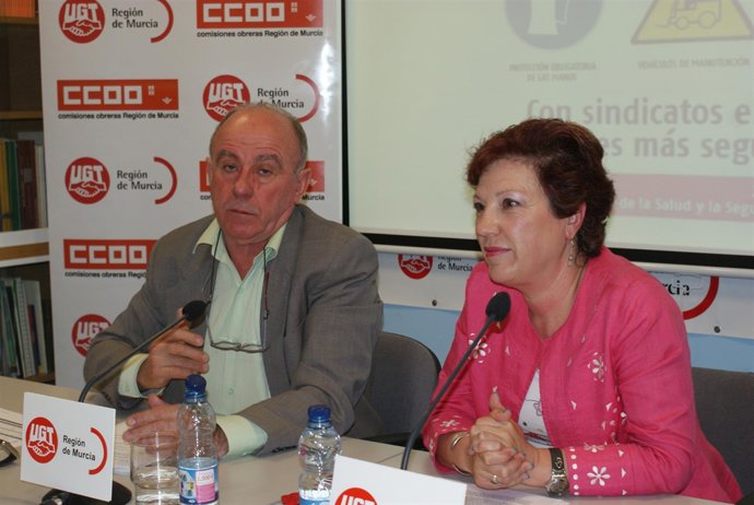 Los Secretarios De Salud Laboral Y Medio Ambiente De CCOO Y UGT, José Canovas Y 