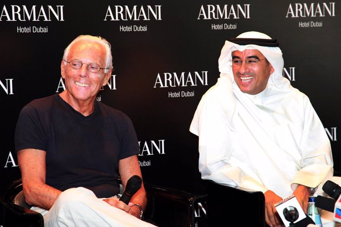 Giorgio Armani Y Mohammed Alabbar
