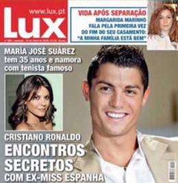 Portada De La Revista Portuguesa 'Lux' Que Relaciona A María José Suárez Con Cri