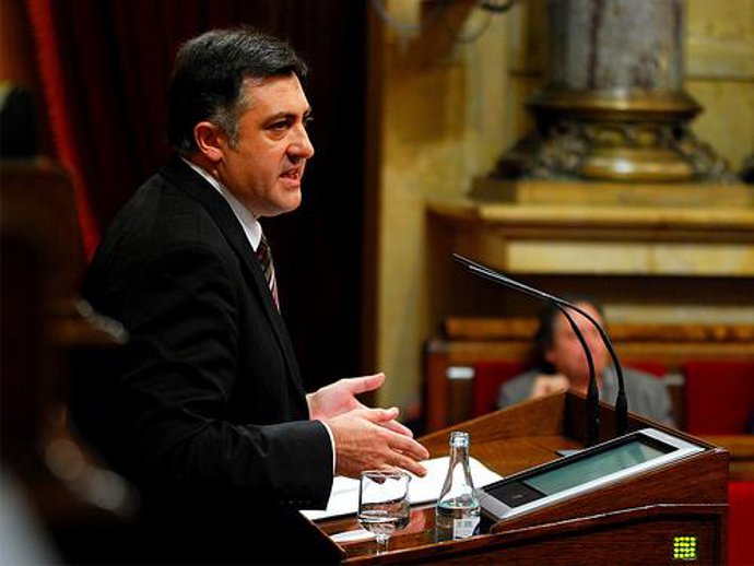 El Presidente De ERC, Joan Puigcercós.