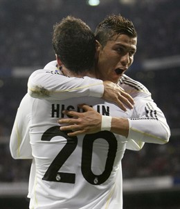 Higuaín y Cristiano