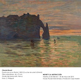 Puesta De Sol En Etretat De Monet