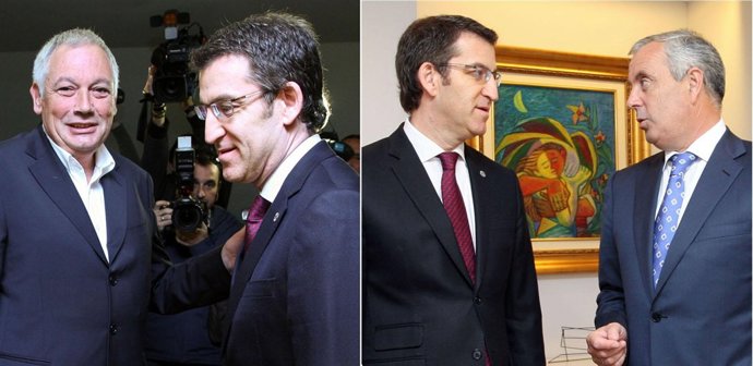 Feijóo Mantuvo Reuniones Con Los Líderes De Psdeg Y BNG