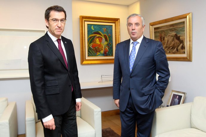Feijóo Y Vázquez Aproximan Posturas Sobre Las Cajas