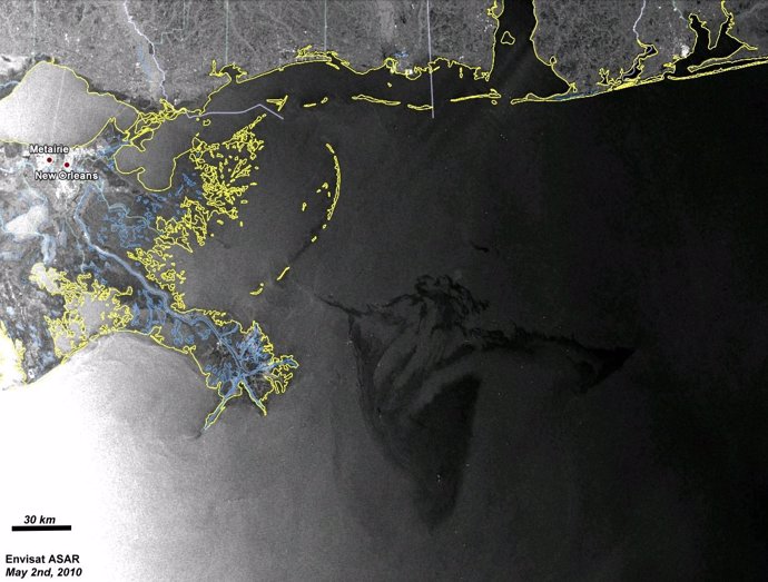 Evolución De La Marea Negra En El Golfo De México