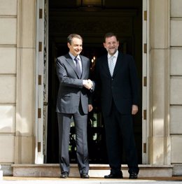 Reunión de Zapatero y Rajoy