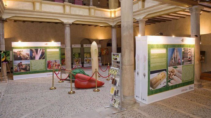 La Exposición "Sabores Y Emociones, Verduras De Navarra" Se Exhibe En Zaragoza.