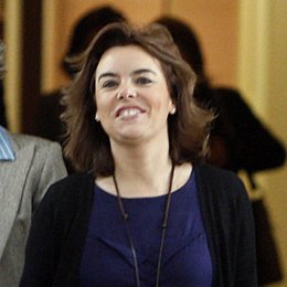 portavoz del PP en el Congreso de los Diputados, Soraya Sáenz de Santamaría, 