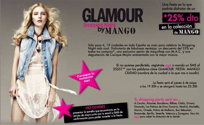 Glamour Shopping Night By MANGO