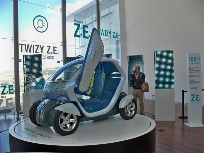 Una Imagen Del Vehículo Eléctrico Twizy