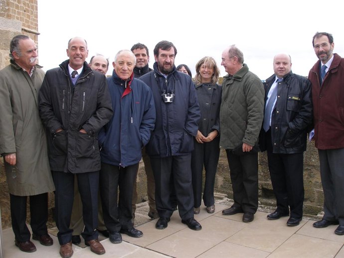 Los Miembros Del Consejo Navarro De Turismo En Ujué. 