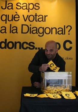 Pep Torres Con Su Urna