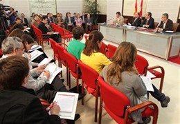 Imagen De La Rueda De Prensa