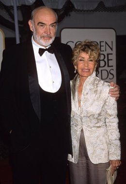 El Actor Sean Connery Y Su Mujer, Micheline Roquebrune 