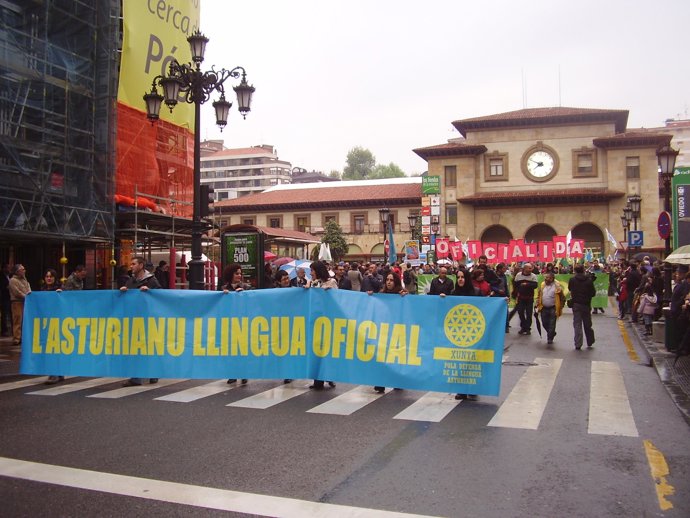 Imaxe De La Manifestación.