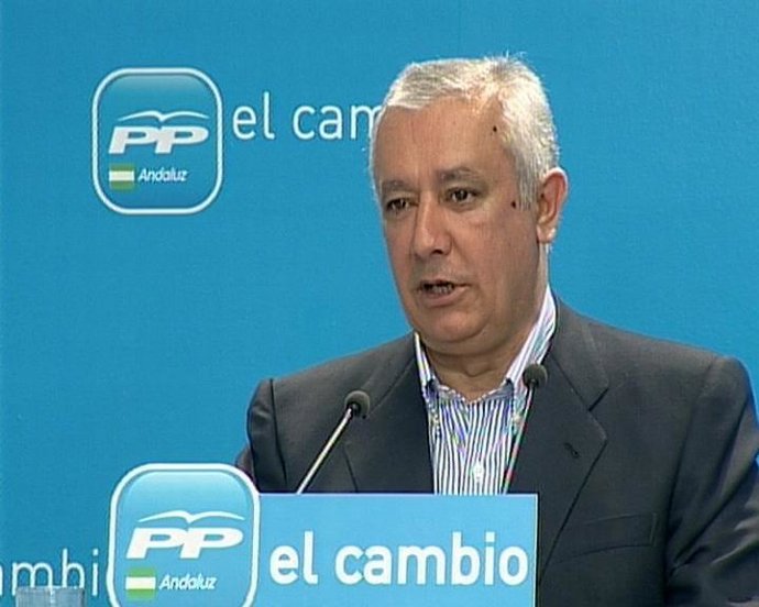 El Presidente Del PP-A, Javier Arenas