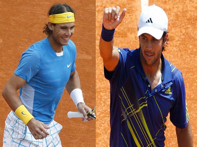 Montaje de Nadal y Verdasco