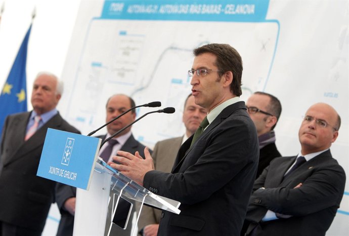 El Presidente De La Xunta En El Acto De Inicio De Las Obras De La AG-31