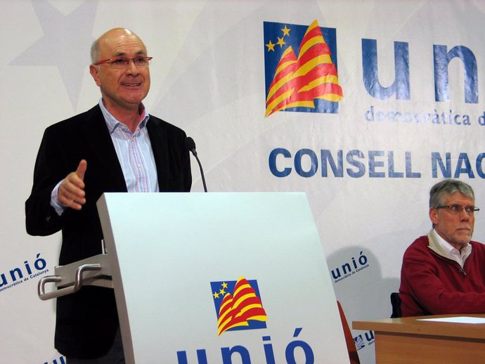 El Presidente Del Comité De Gobierno De UDC, Josep Antoni Duran.