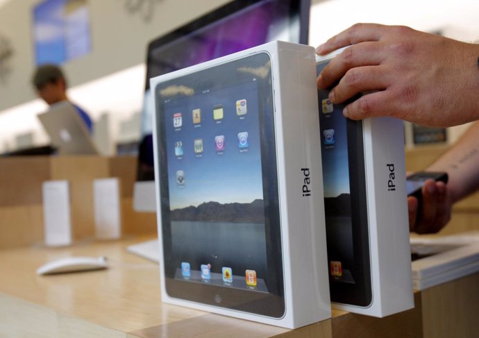 Tablet iPad de Apple en las tiendas