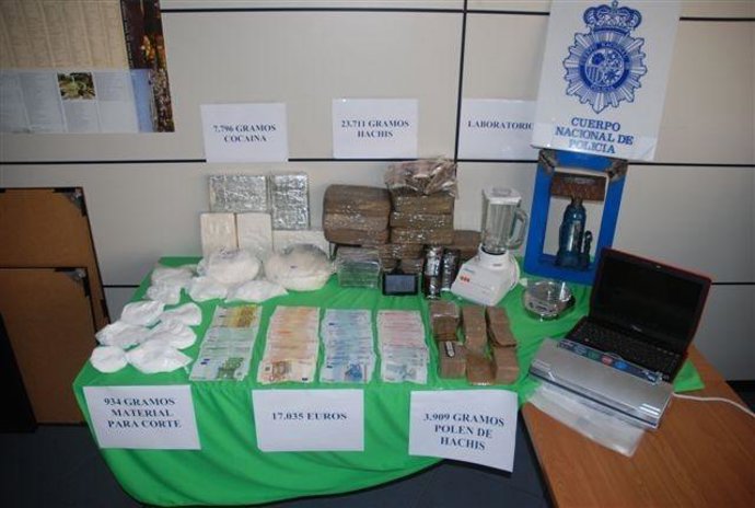 Material Incautado Por La Policía Nacional