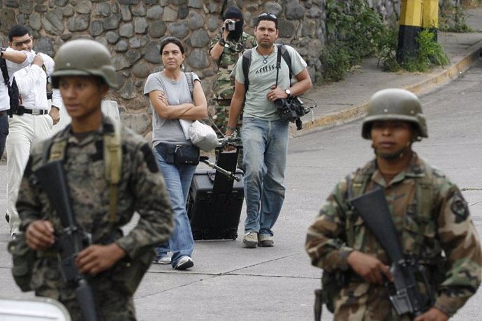 Periodistas amenazados en Honduras 