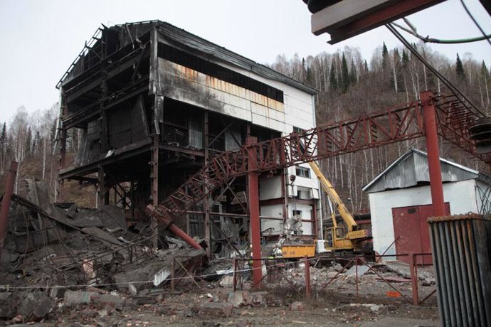 Accidente en una mina en Rusia