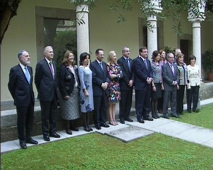 Reunión de los presidentes de los parlamentos con Vara