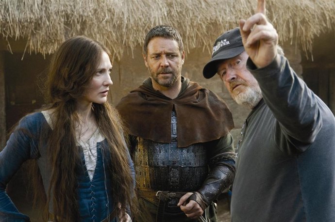 Ridley Scott En El Rodaje De Robin Hood