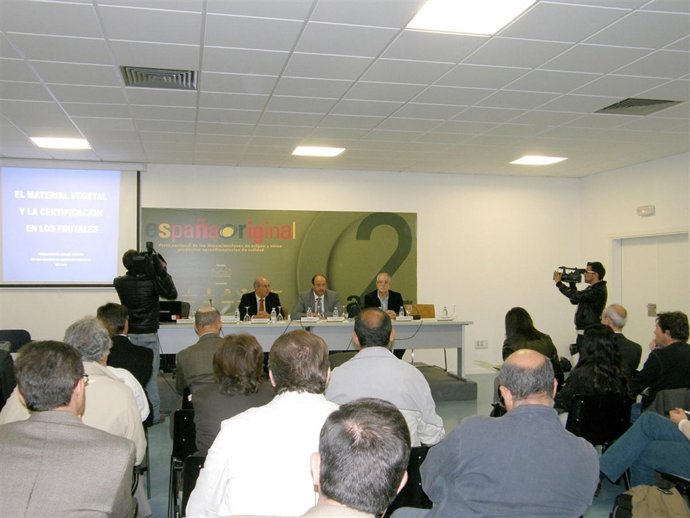 El Consejero Durante Su Intervención En Las Jornadas Sobre El Pistacho