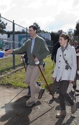 Los Príncipes De Asturias En El Camino De Santiago
