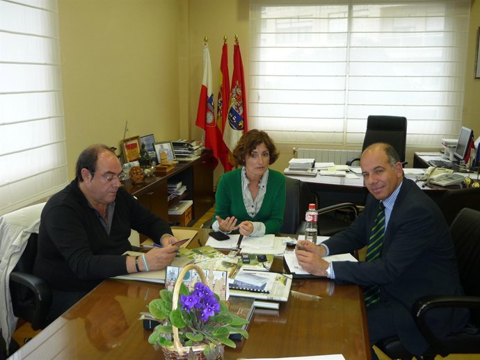 Gallego Y Canales En Un Momento Del Encuentro