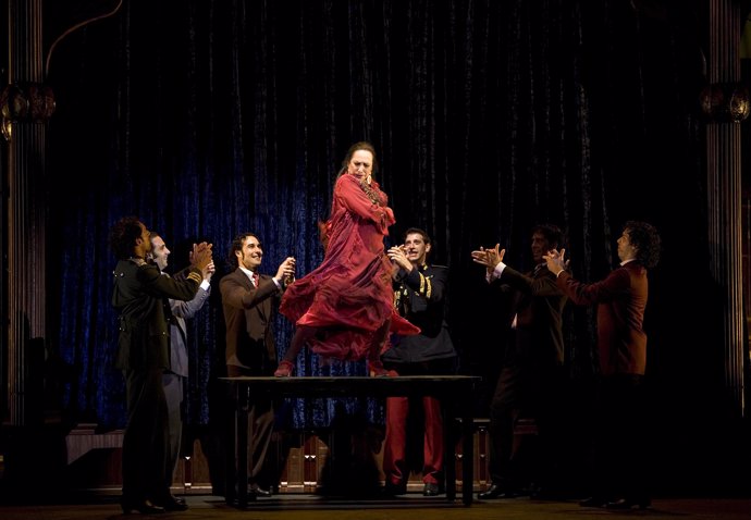 El Ballet Flamenco De Andalucía En El Montaje 'Poema Del Cante Jondo En El Café 