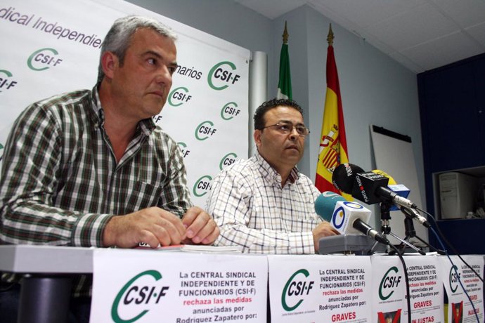 El Secretario De Acción Sindical De Csif Jaén, Tomás Vilar, Y El 