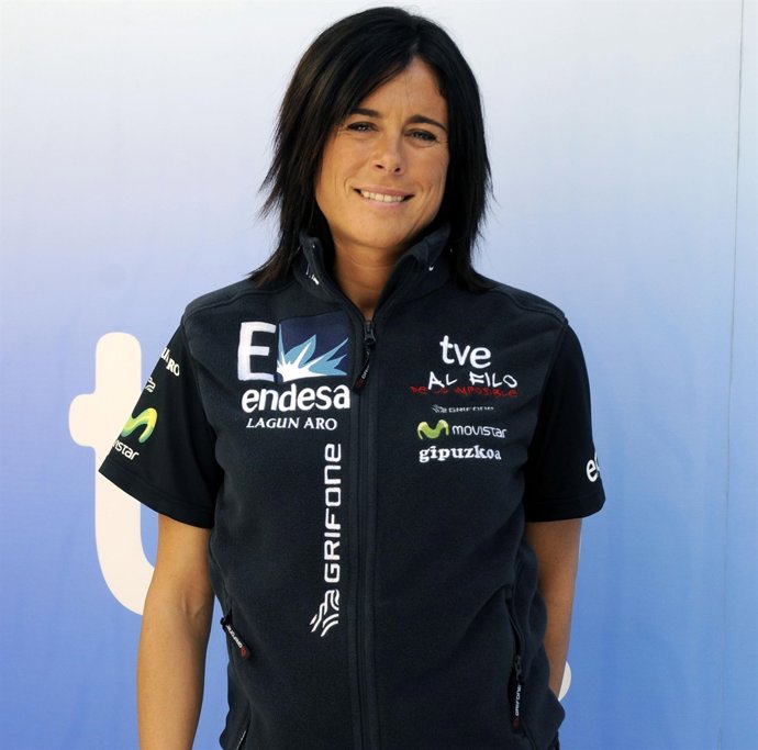 La alpinista Edurne Pasabán, protagonista de 'Al filo de lo imposible'