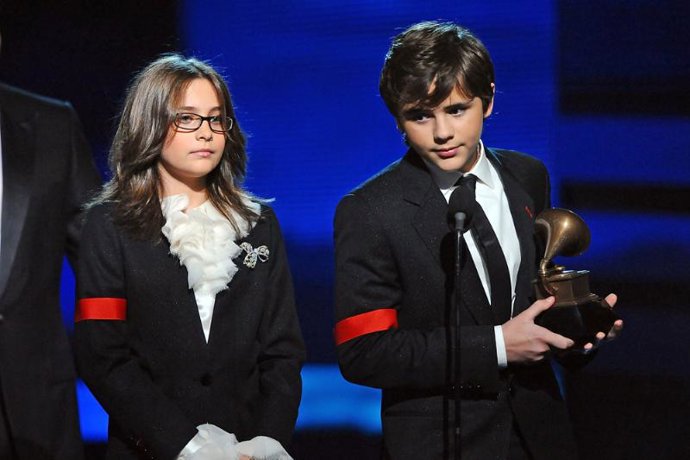 Paris y Prince Michael I, hijos de Michael Jackson