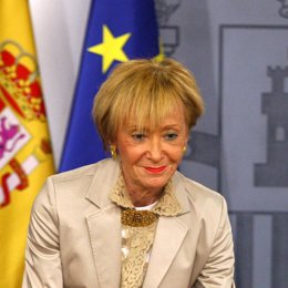 La vicepresidenta del Gobierno, María Teresa Fernández de la Vega