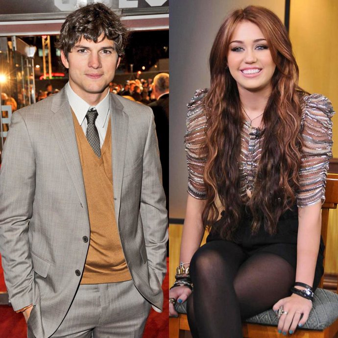 Ashton Kutcher Y Miley Cyrus