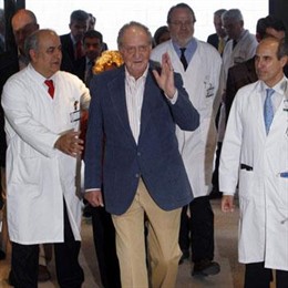 El Rey sale del hospital