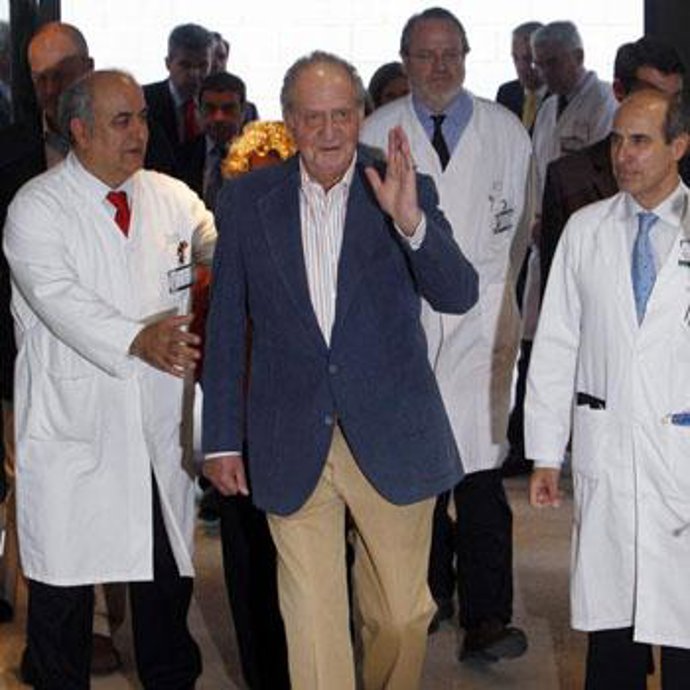 El Rey sale del hospital