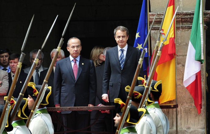 Zapatero Y Felipe Calderón