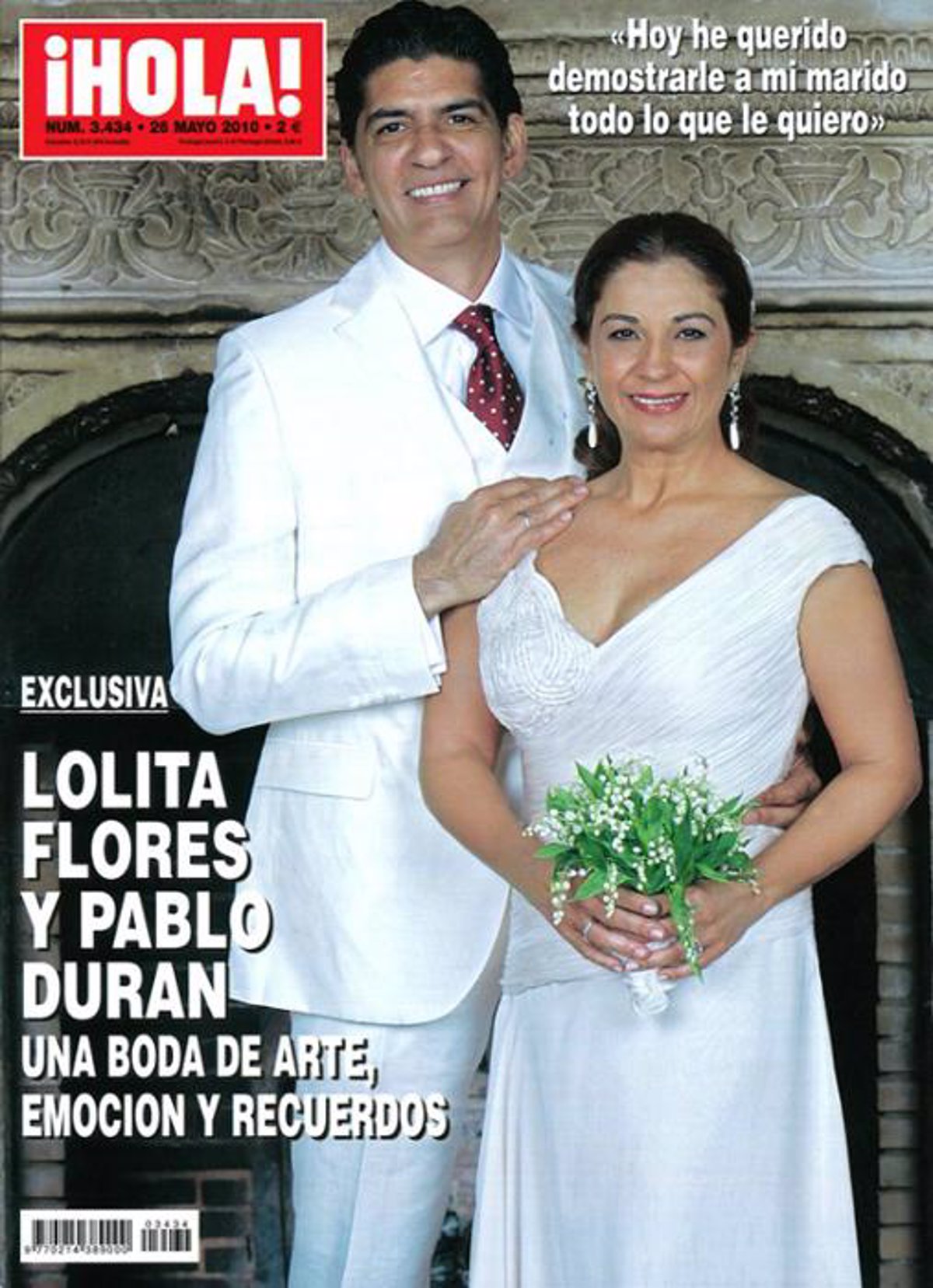 Lolita Flores y Pablo Durán, una boda de arte y muchos recuerdos