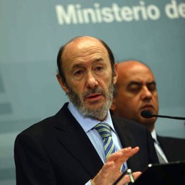 ministro del Interior, Alfredo Pérez Rubalcaba