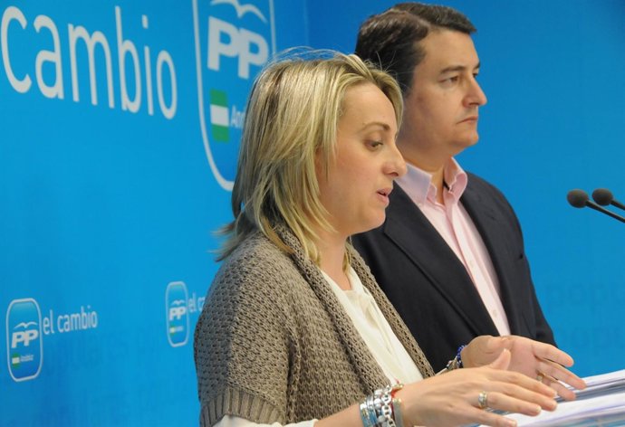 Antonio Sanz Y Marifrán Carazo, En Rueda De Prensa