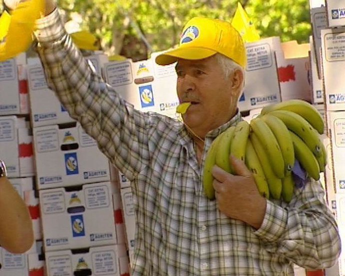 Protestas Platano Canarias