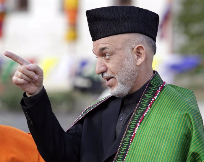 Hamid Karzai, presidente de Afganistán 