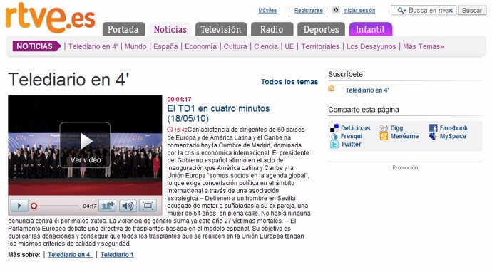 Web de noticias de RTVE.es