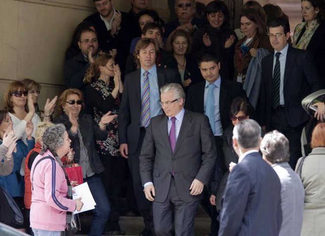 El juez Garzón se despide de la Audiencia Nacional