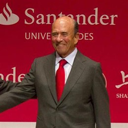 presidente del Banco Santander, Emilio Botín