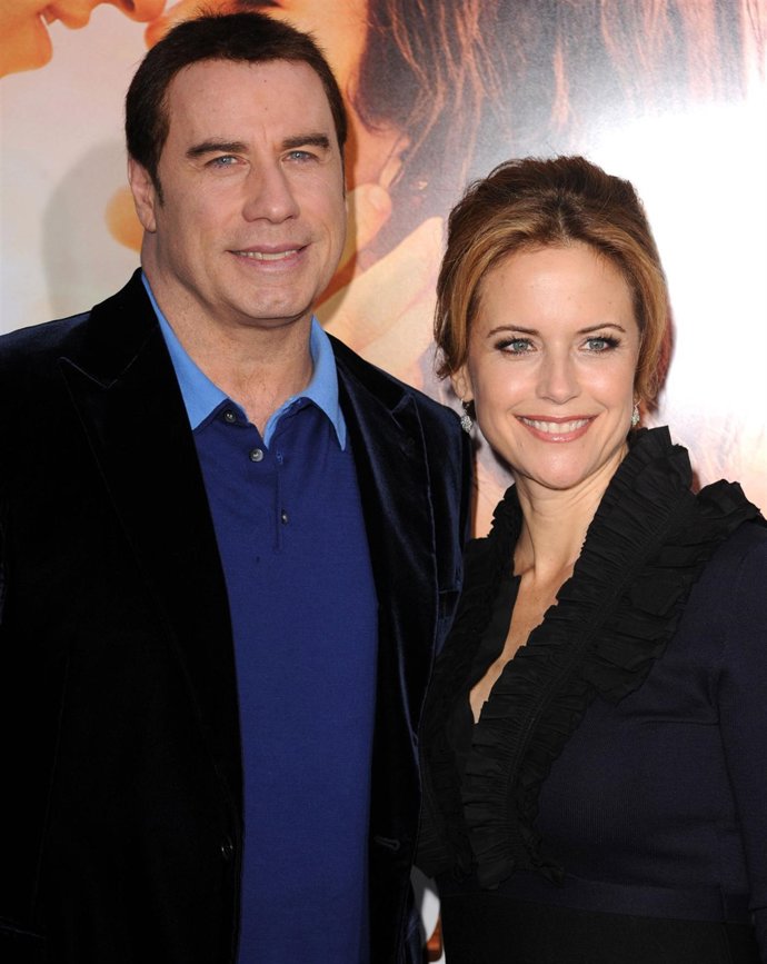 John Travolta y Kelly Preston